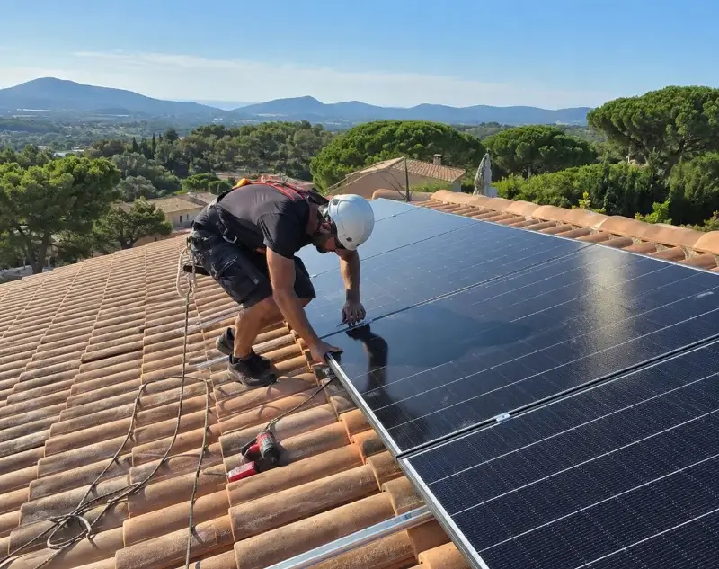 Installateur panneaux solaires Villemoustaussou — pose photovoltaïque sur toiture